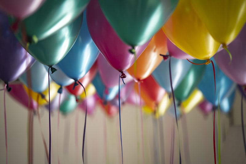 Vibrant birthday celebration photography