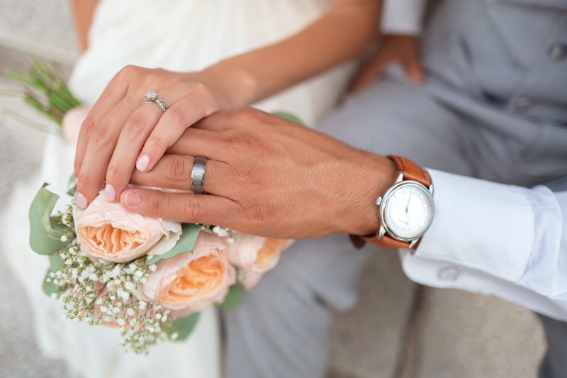 Wedding ceremony with beautiful decorations